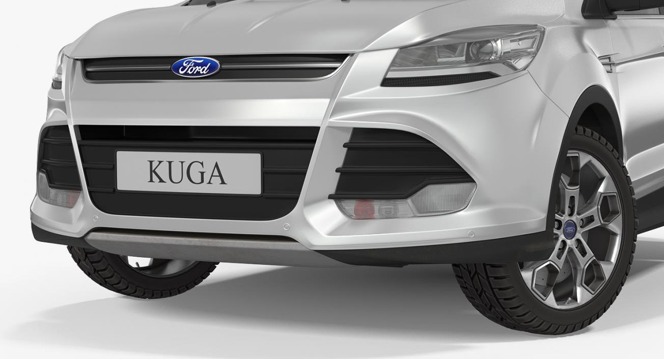 3D Ford Kuga FWD 2016 model