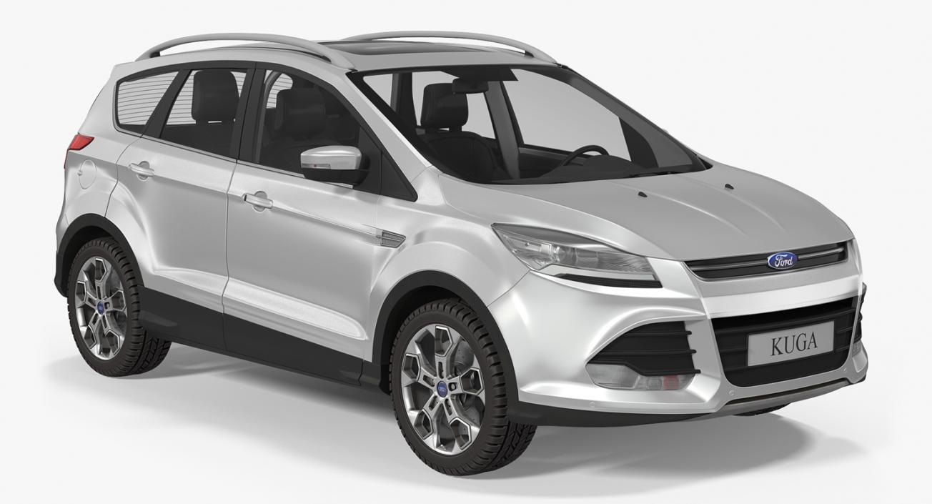 3D Ford Kuga FWD 2016 model