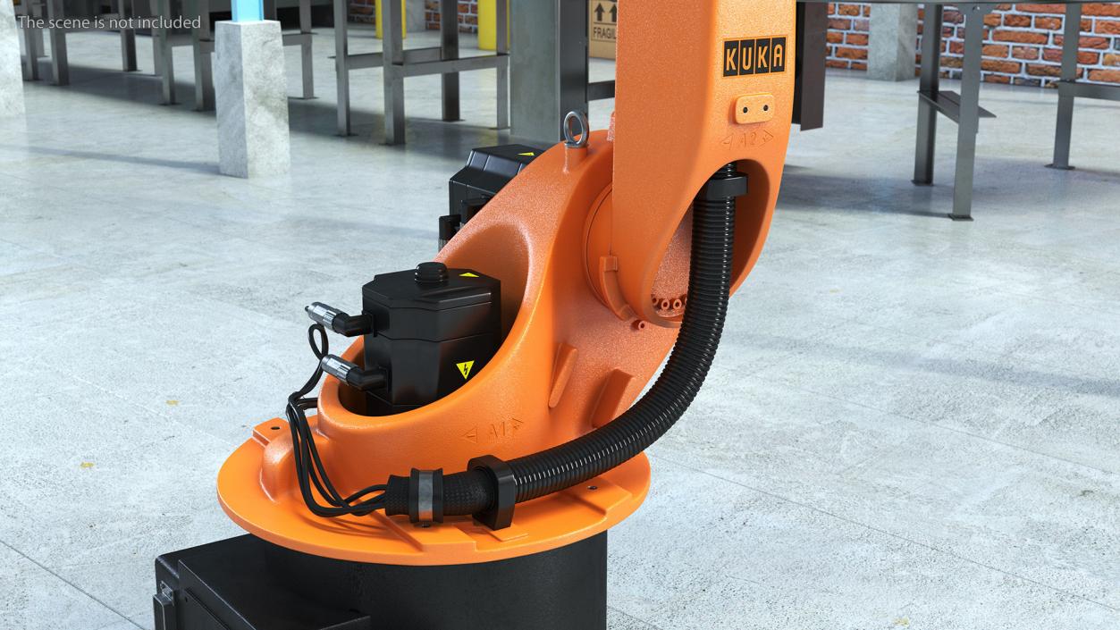 6-axis Robot Arm Kuka KR 16-3 3D model