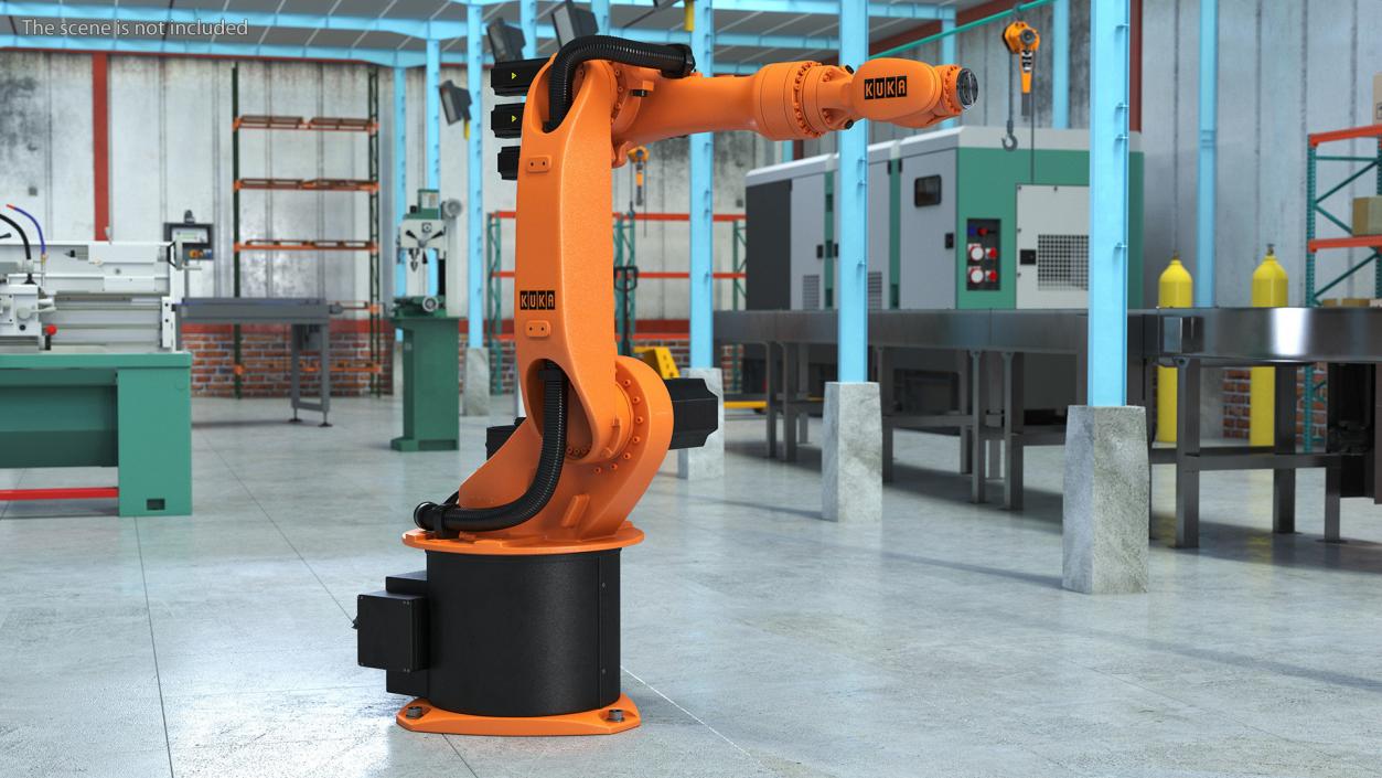 6-axis Robot Arm Kuka KR 16-3 3D model