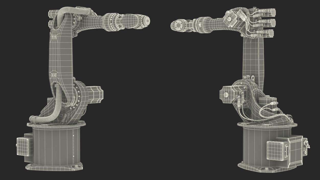 6-axis Robot Arm Kuka KR 16-3 3D model