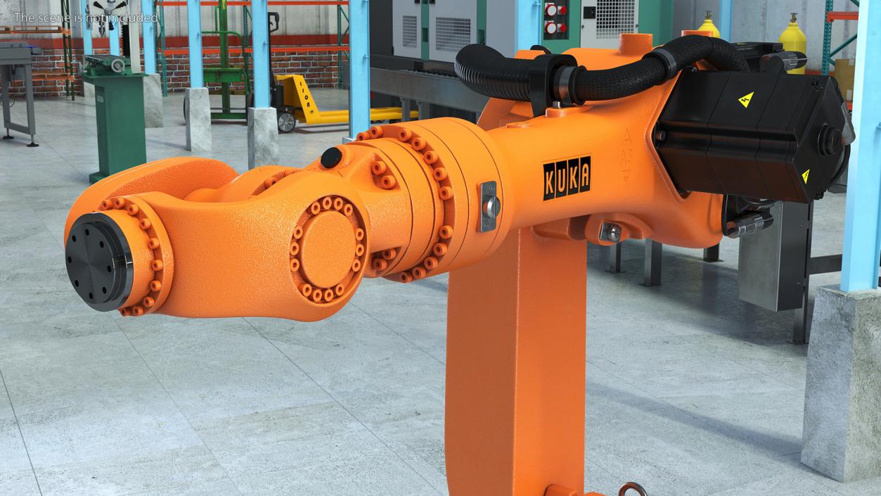 6-axis Robot Arm Kuka KR 16-3 3D model