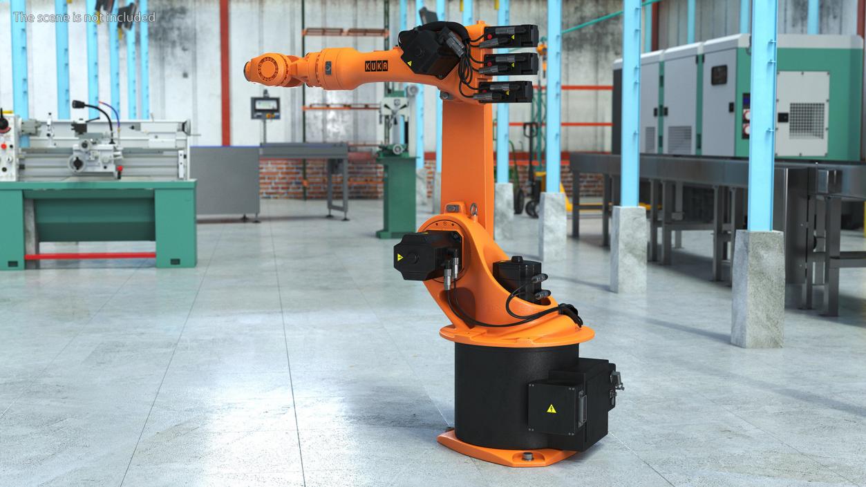 6-axis Robot Arm Kuka KR 16-3 3D model