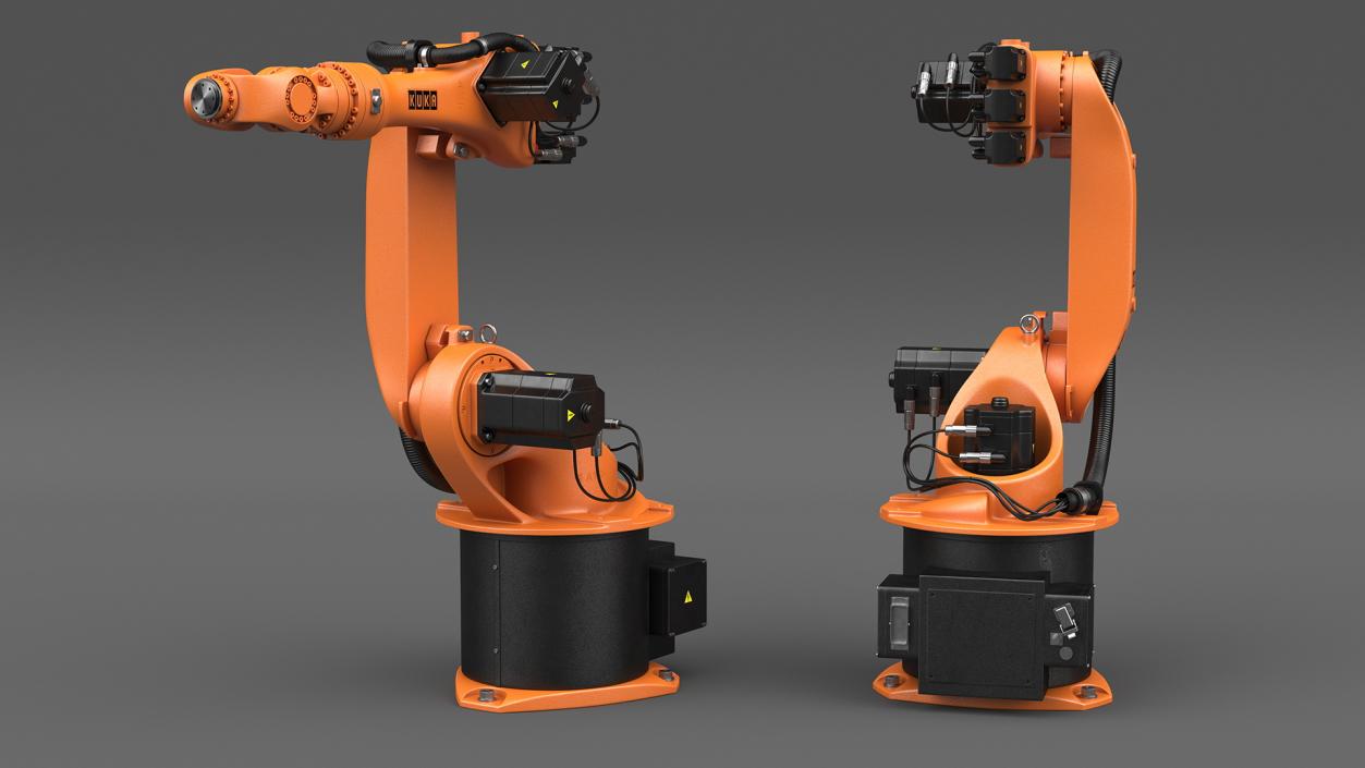 6-axis Robot Arm Kuka KR 16-3 3D model