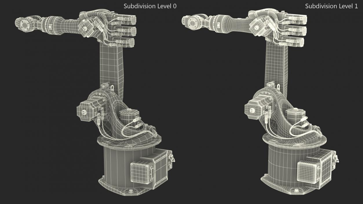 6-axis Robot Arm Kuka KR 16-3 3D model