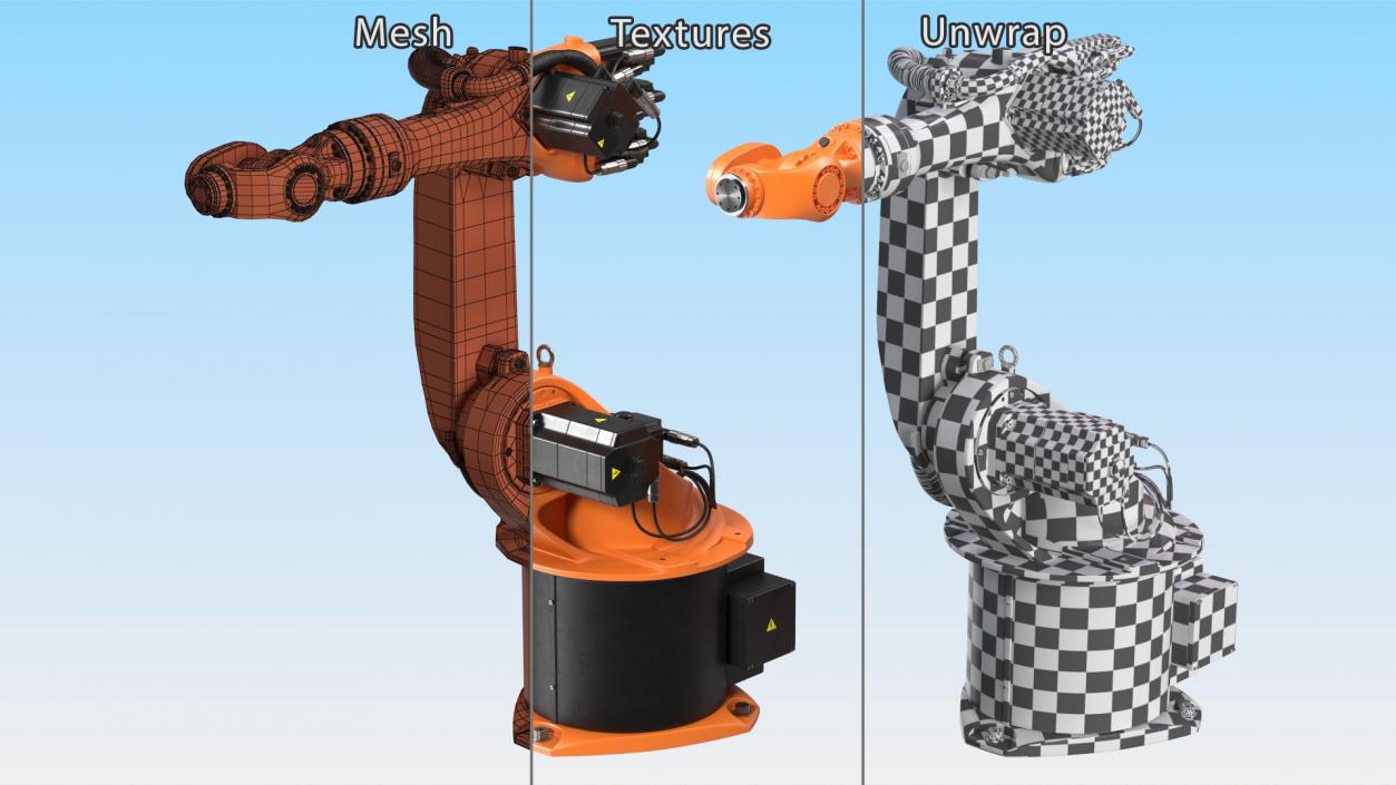 6-axis Robot Arm Kuka KR 16-3 3D model