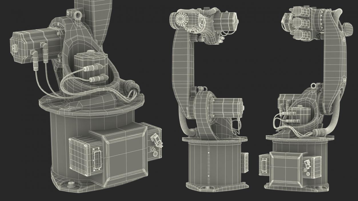 6-axis Robot Arm Kuka KR 16-3 3D model