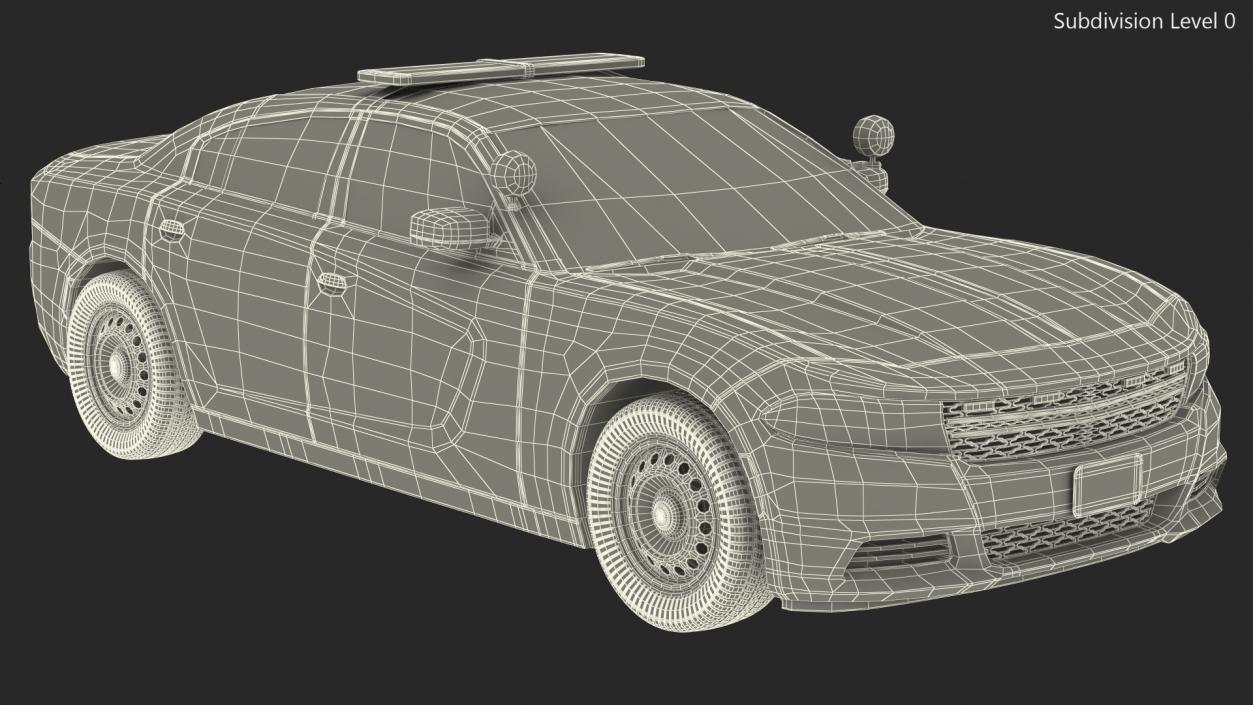 3D model Police Car