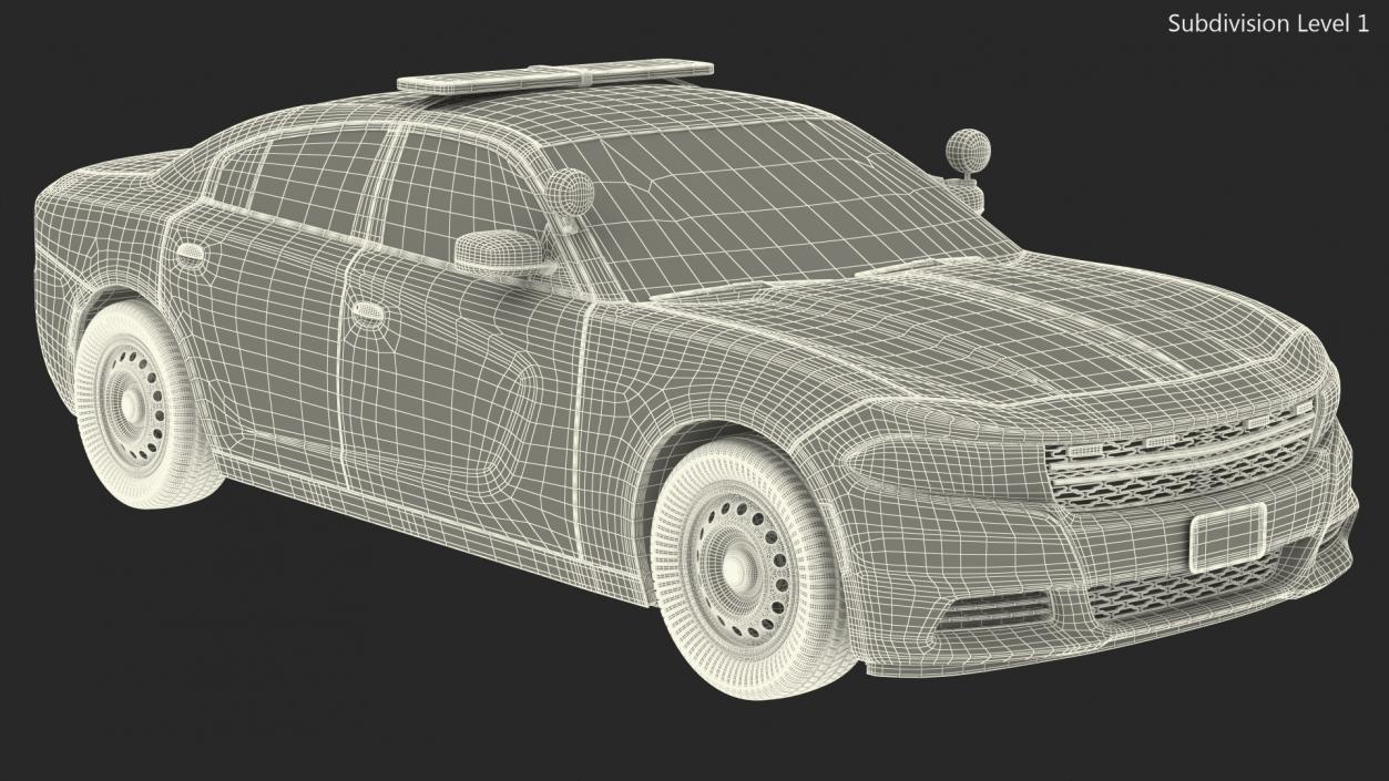 3D model Police Car