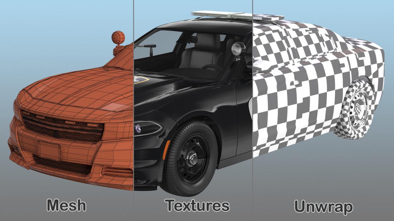 3D model Police Car