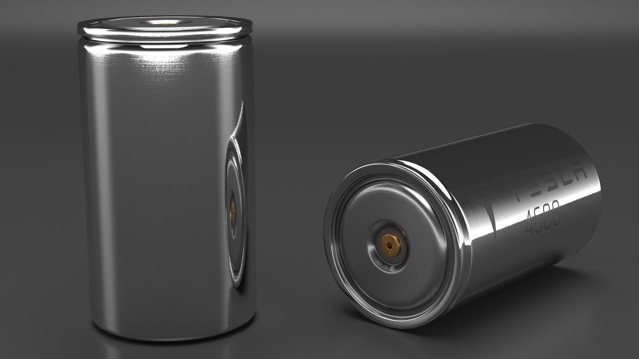 Tesla Batteries Set 3D model