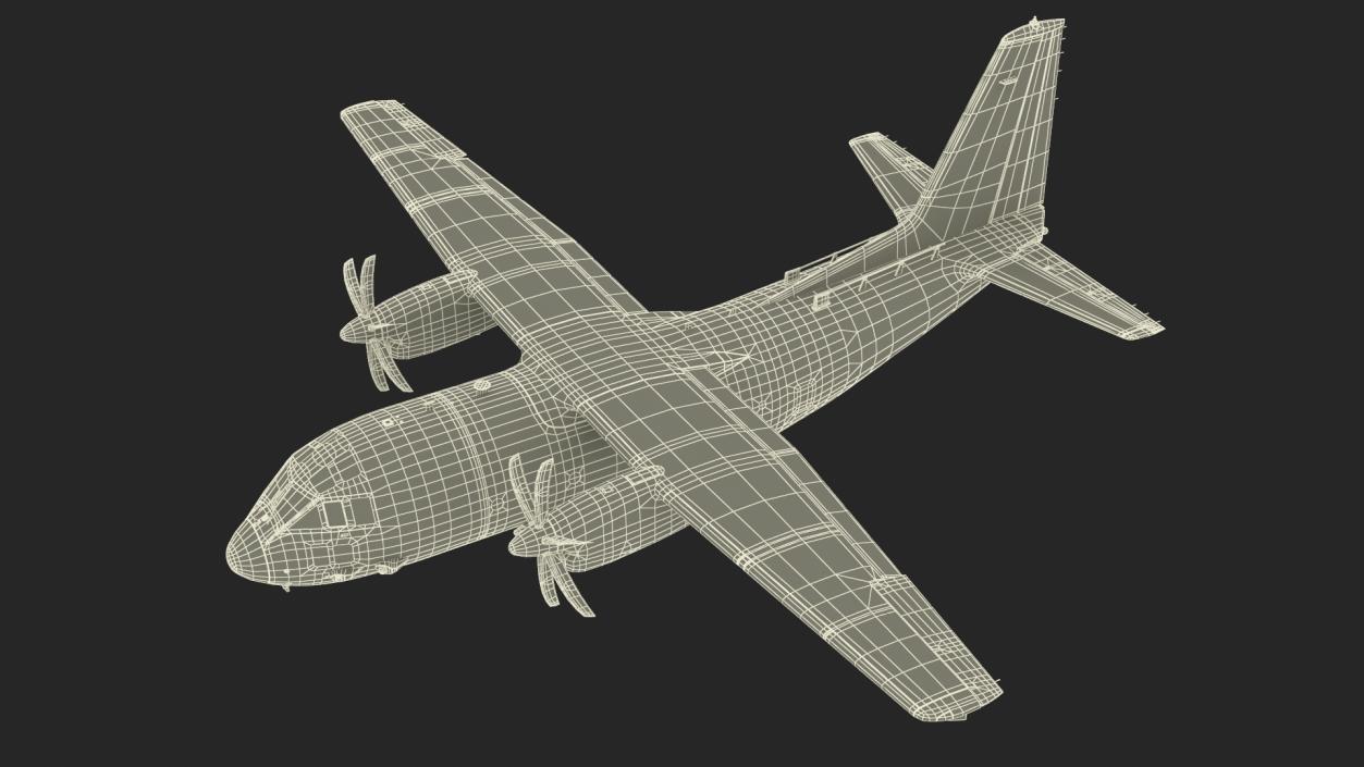 Aircraft Alenia C-27J Spartan Italian Flight 3D model