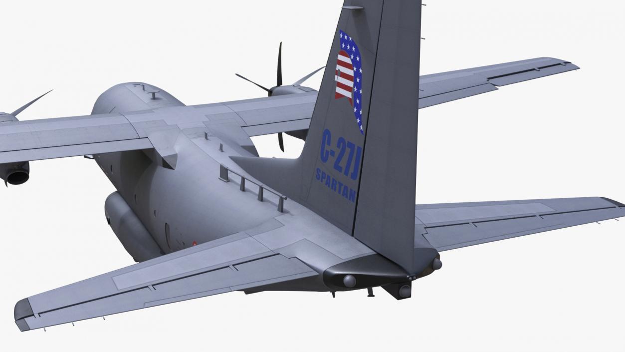 Aircraft Alenia C-27J Spartan Italian Flight 3D model