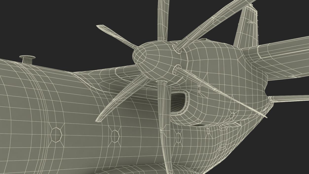 Aircraft Alenia C-27J Spartan Italian Flight 3D model