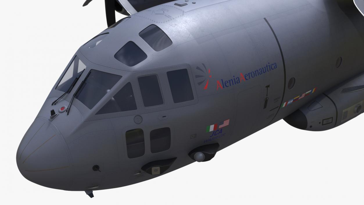 Aircraft Alenia C-27J Spartan Italian Flight 3D model