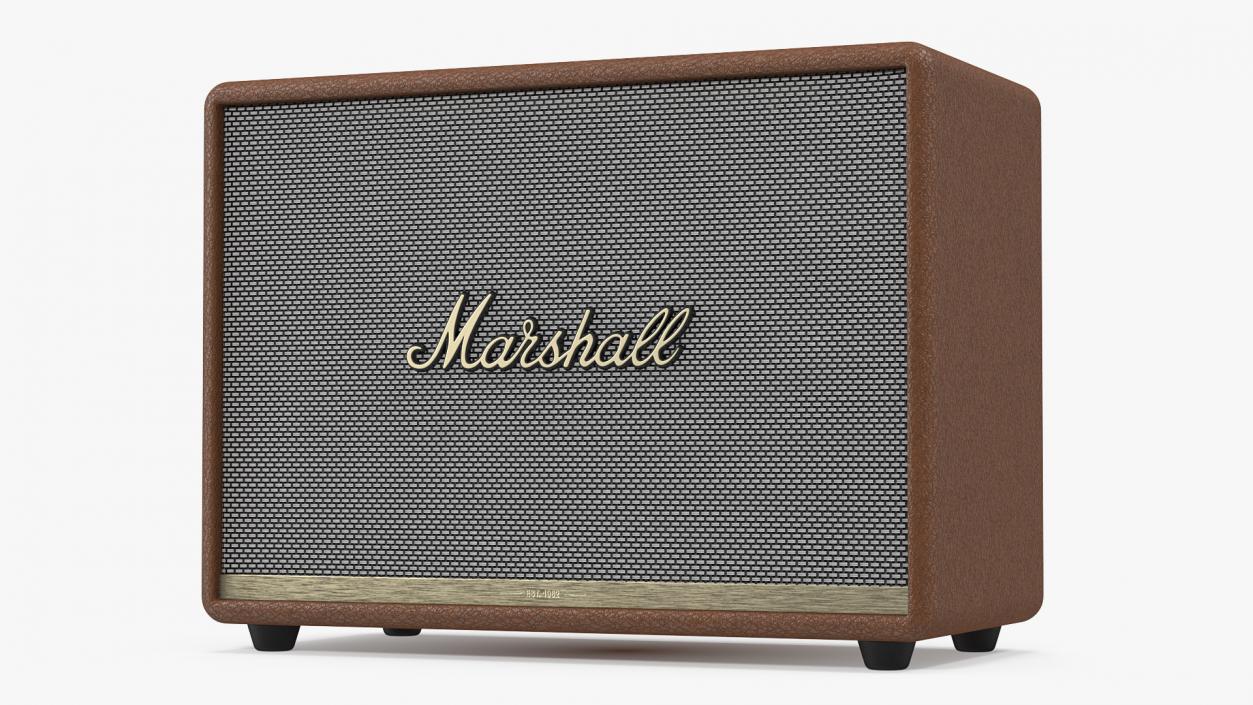 3D Marshall Woburn II Wireless Bluetooth Speaker Brown