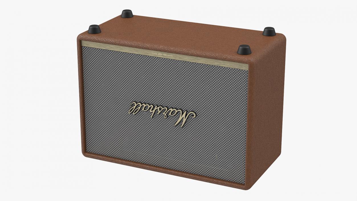 3D Marshall Woburn II Wireless Bluetooth Speaker Brown