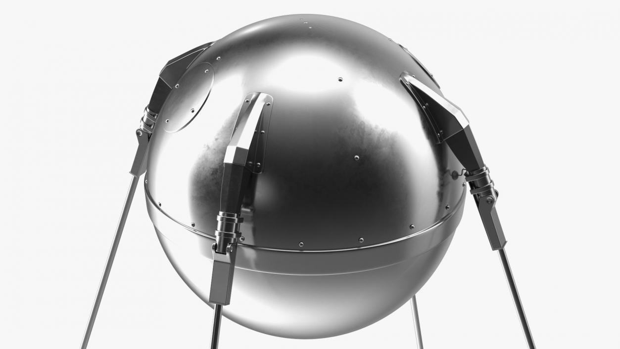 Sputnik 1 First Artificial Earth Satellite 3D