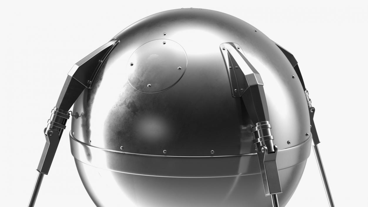 Sputnik 1 First Artificial Earth Satellite 3D