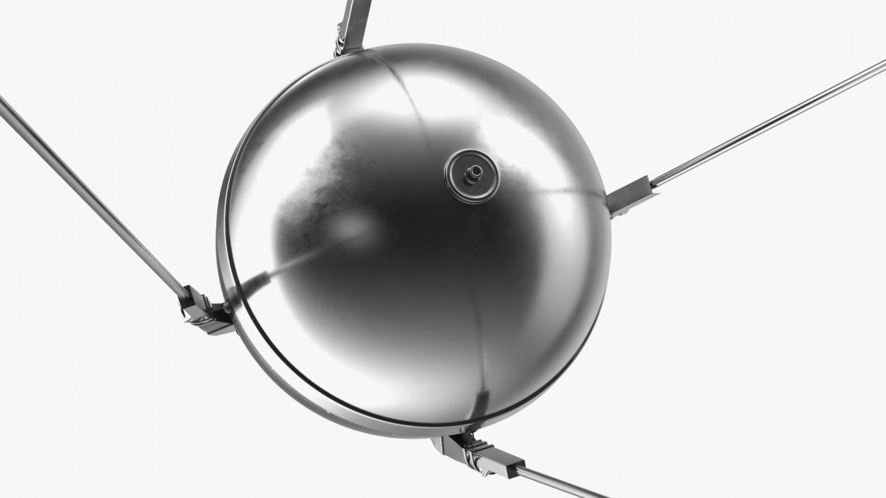 Sputnik 1 First Artificial Earth Satellite 3D