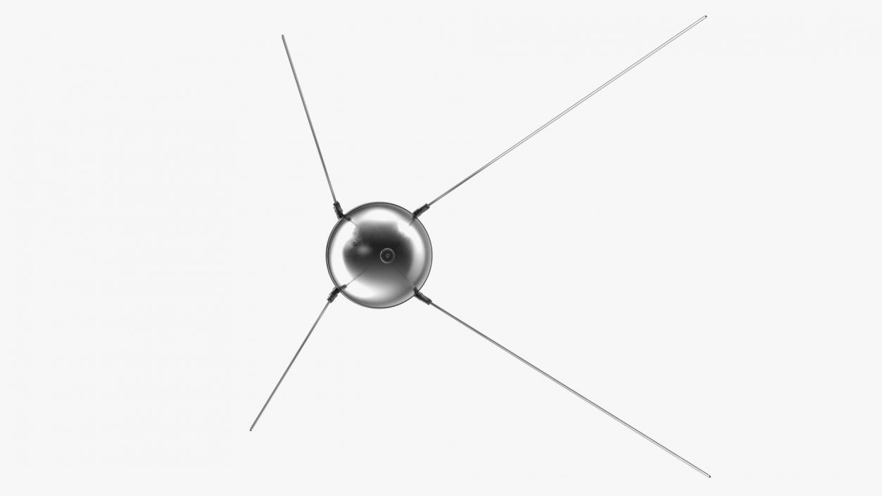 Sputnik 1 First Artificial Earth Satellite 3D