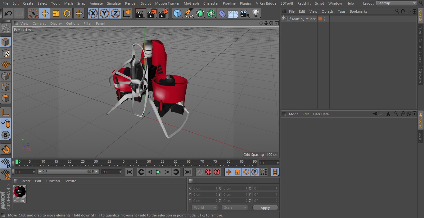 Martin JetPack 3D model