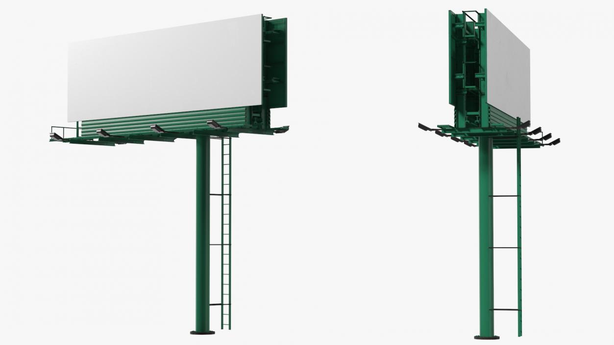 3D Outdoor Advertising Billboard Structure 2