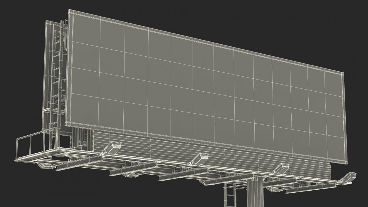 3D Outdoor Advertising Billboard Structure 2