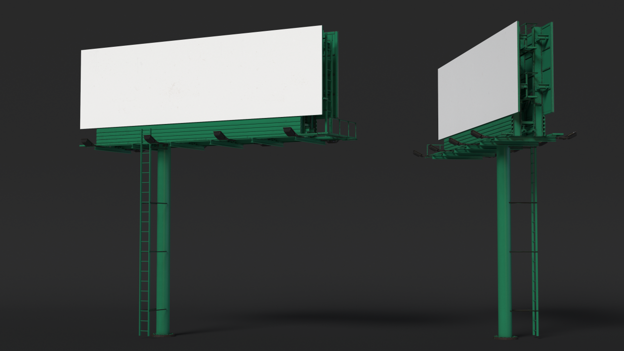 3D Outdoor Advertising Billboard Structure 2