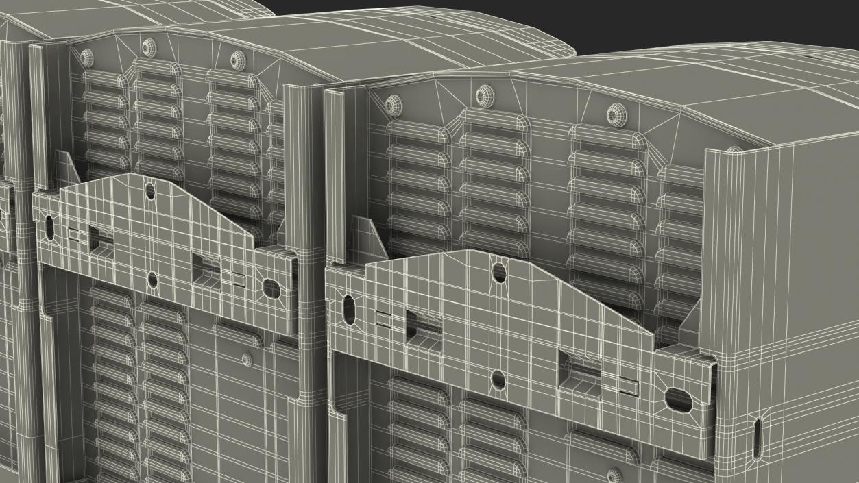 3D SolarEdge Three Phase Inverter with Secondary Units