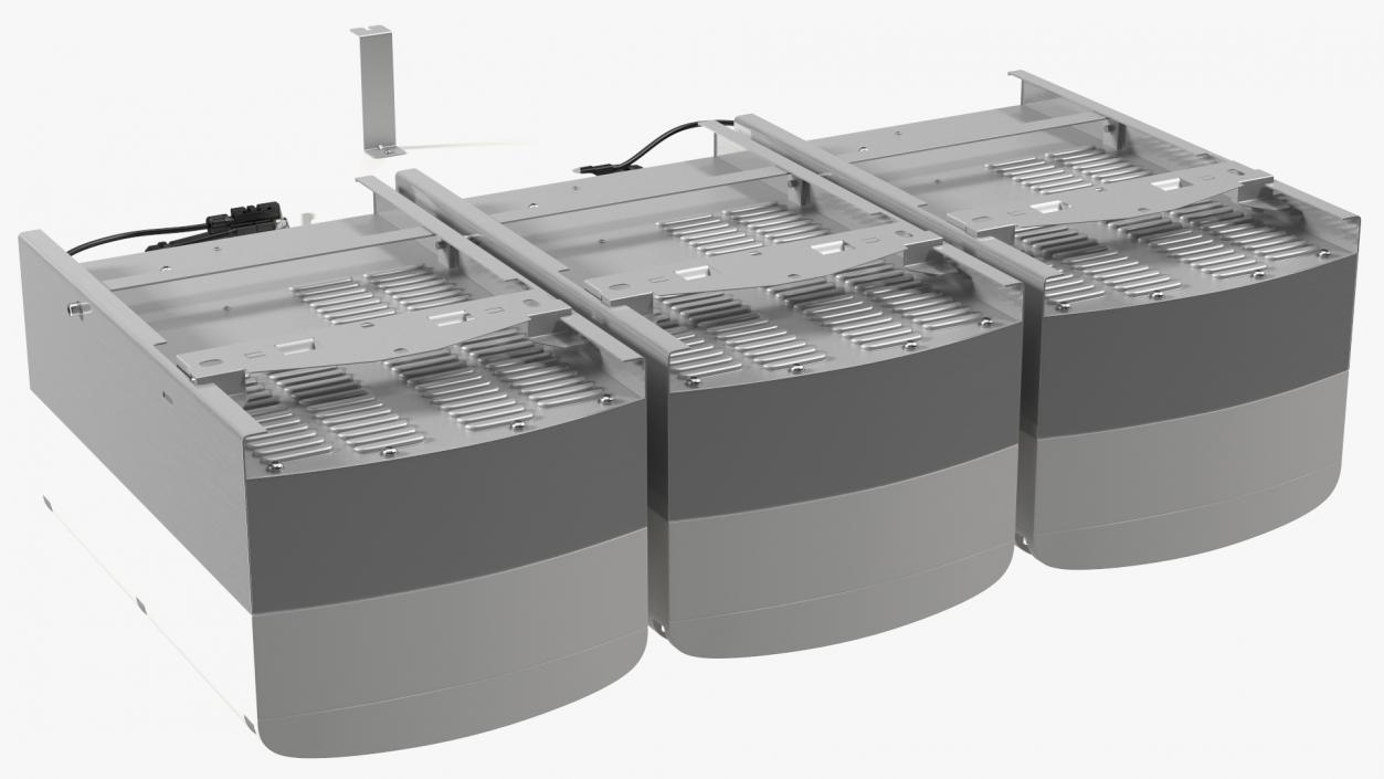 3D SolarEdge Three Phase Inverter with Secondary Units