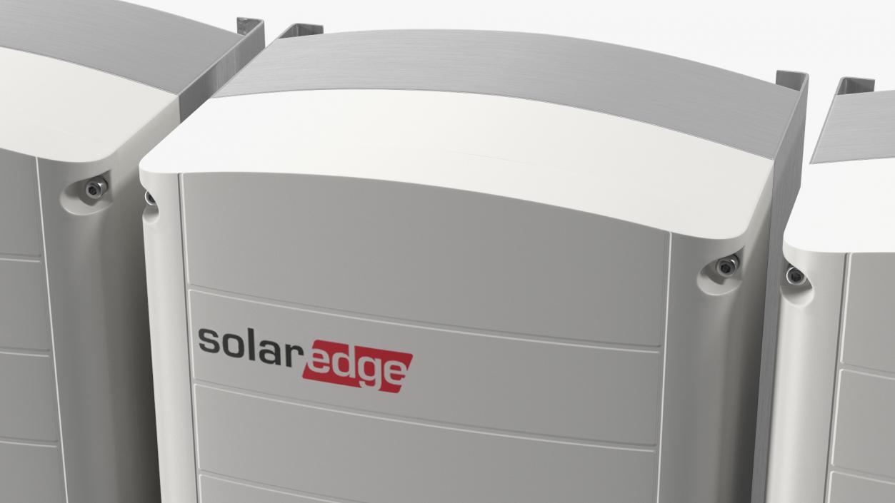 3D SolarEdge Three Phase Inverter with Secondary Units