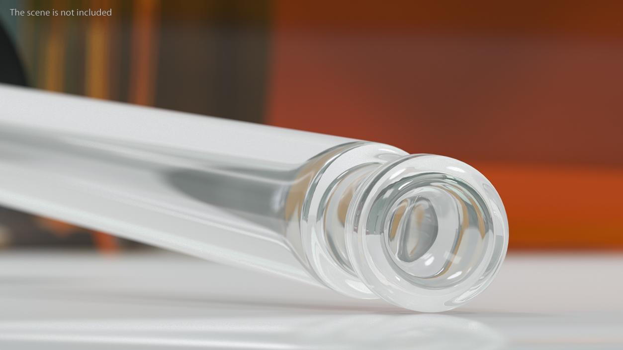 3D Glass Pipette model