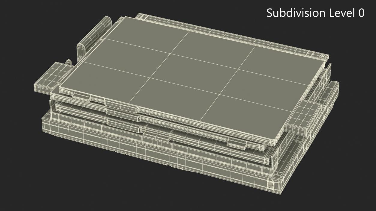 3D Laptop Expanscape Aurora Closed 2 model