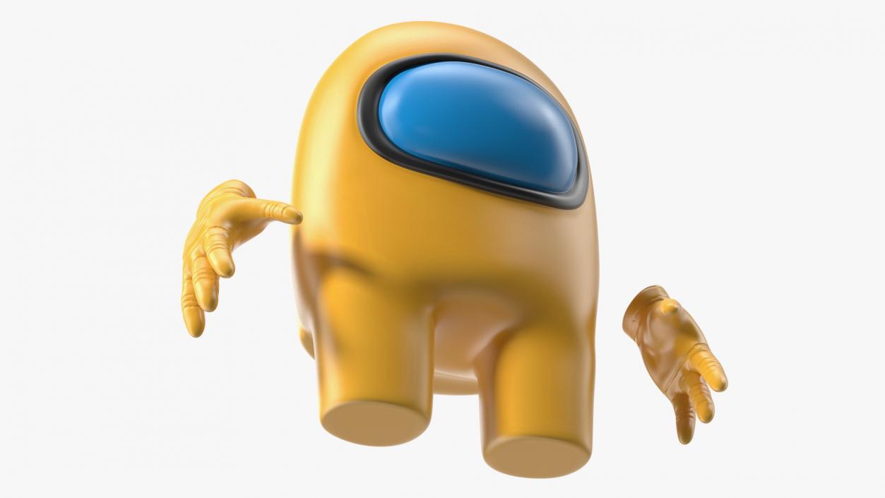 3D model Yellow Among Us Character