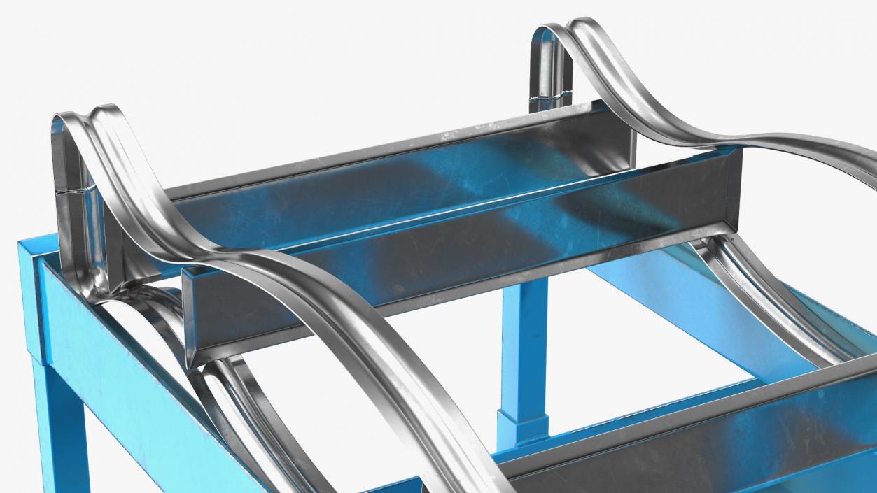 3D Barrel Horizontal Retention Basin model