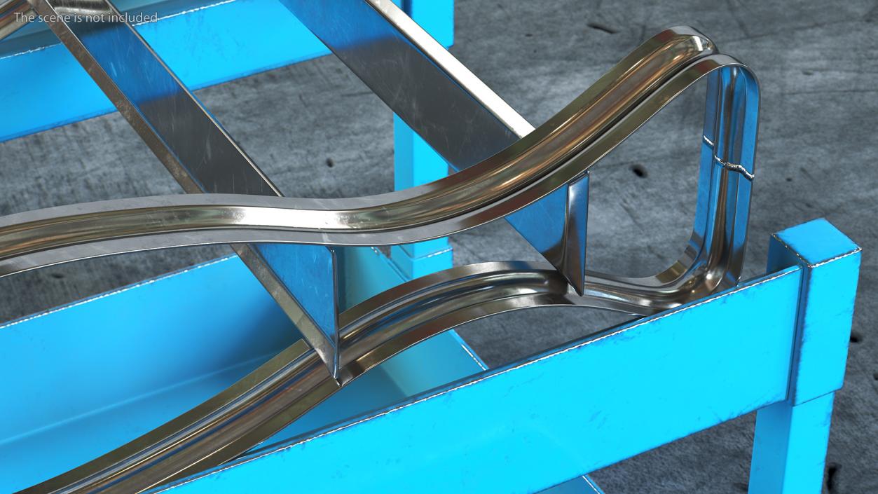 3D Barrel Horizontal Retention Basin model