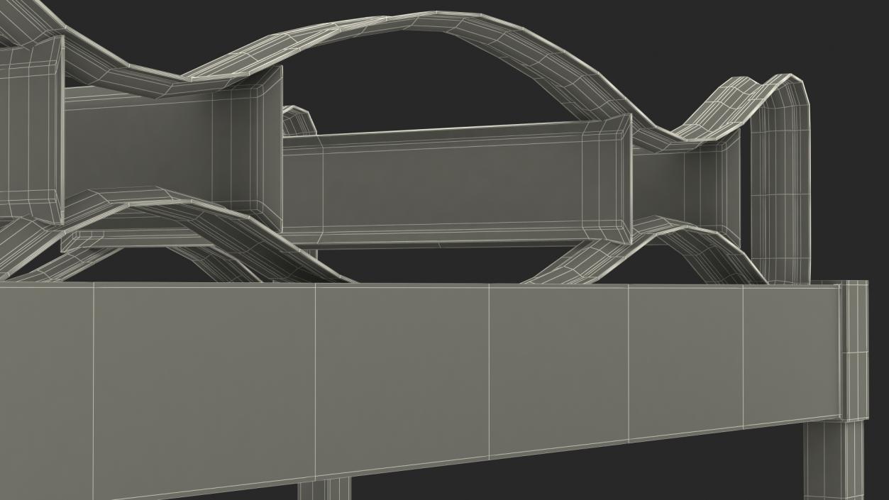 3D Barrel Horizontal Retention Basin model