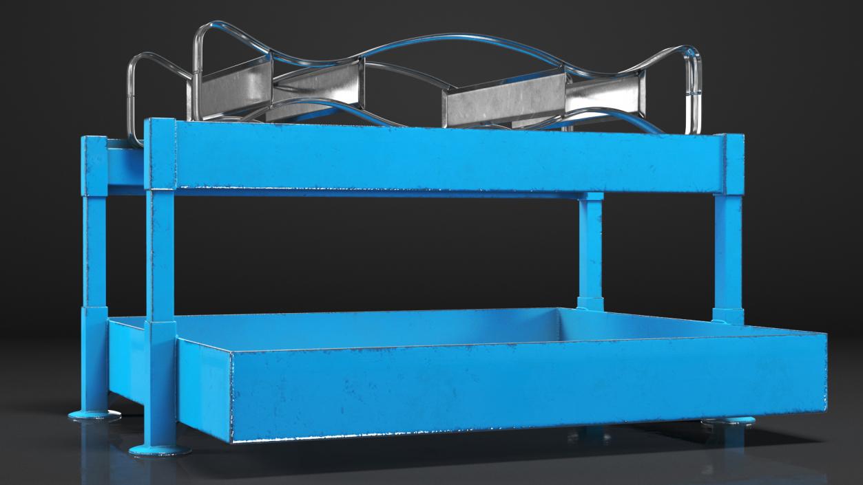 3D Barrel Horizontal Retention Basin model