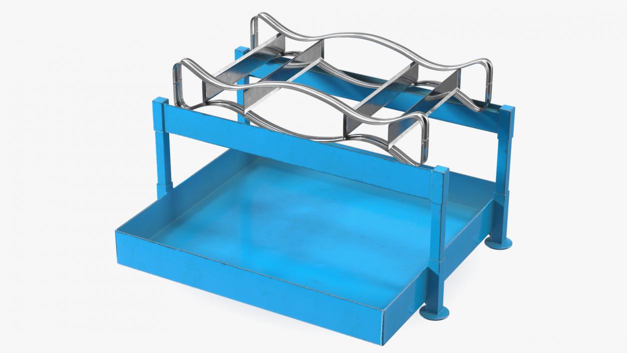 3D Barrel Horizontal Retention Basin model