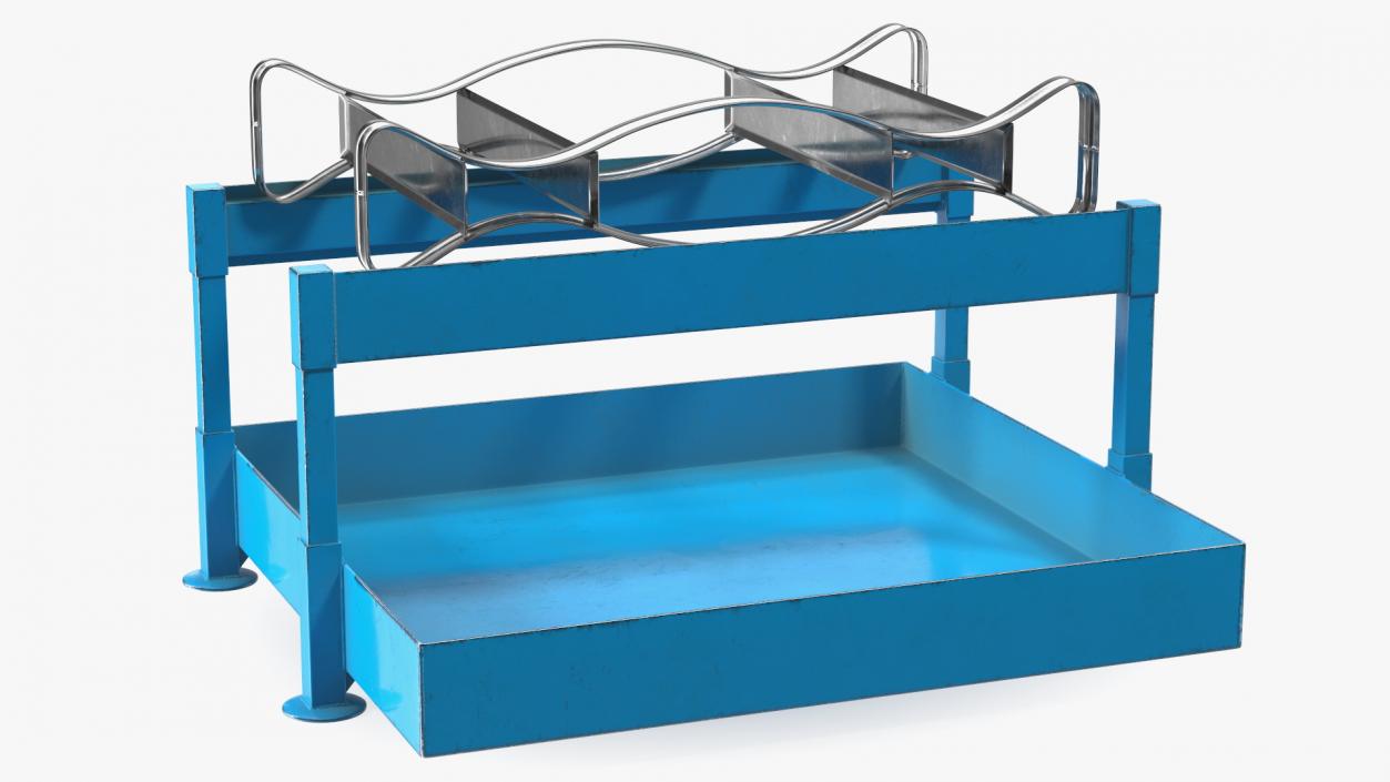 3D Barrel Horizontal Retention Basin model