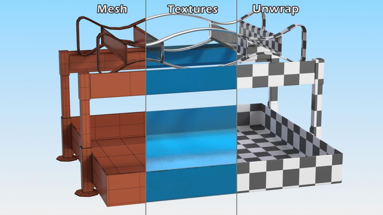 3D Barrel Horizontal Retention Basin model