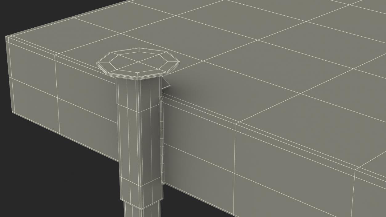 3D Barrel Horizontal Retention Basin model