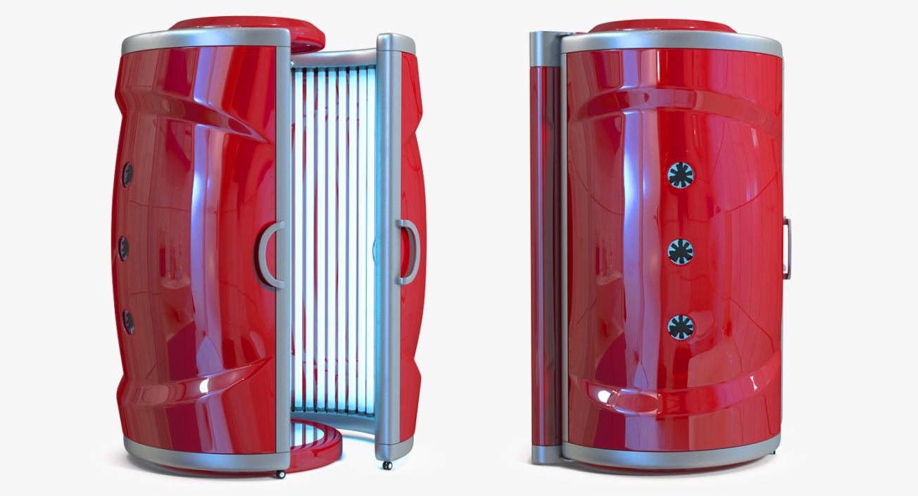 Vertical Solarium Tanning Bed 3D model