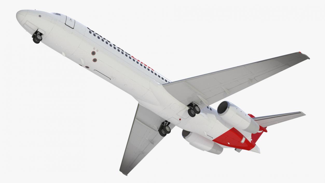 QantasLink Boeing 717-200 Aircraft 3D model