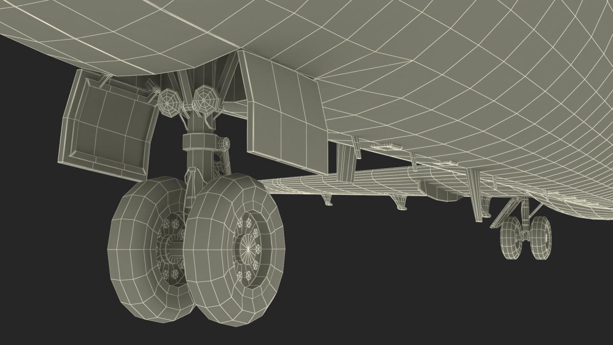 QantasLink Boeing 717-200 Aircraft 3D model