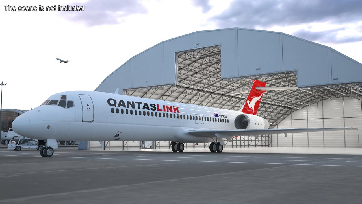 QantasLink Boeing 717-200 Aircraft 3D model