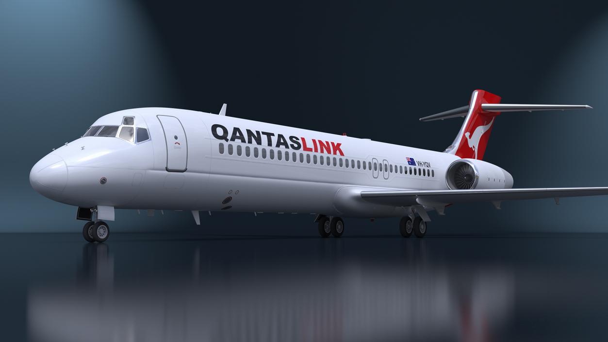 QantasLink Boeing 717-200 Aircraft 3D model