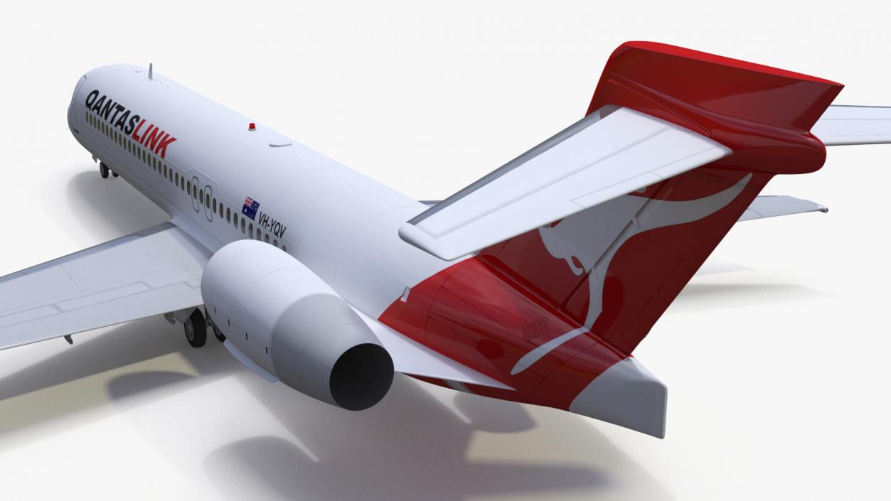 QantasLink Boeing 717-200 Aircraft 3D model