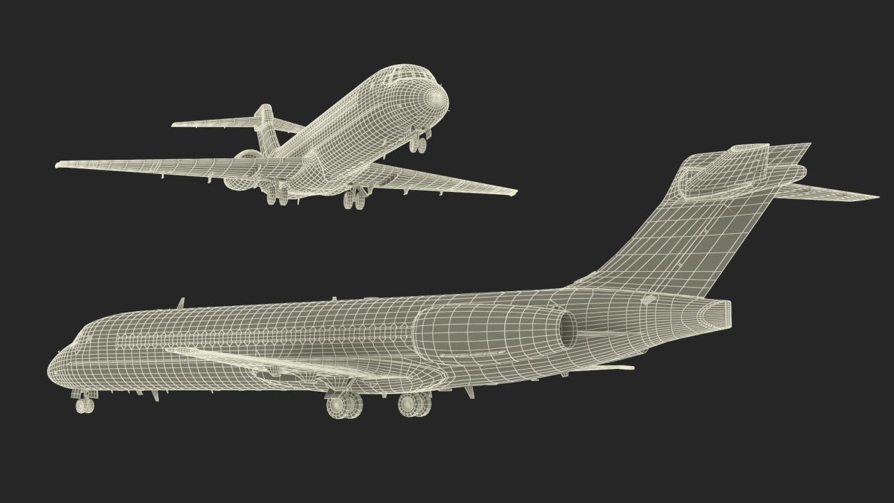 QantasLink Boeing 717-200 Aircraft 3D model